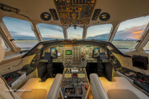 Falcon 900 Cockpit Jeff McClintock Photography